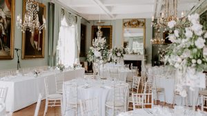 wedding dining hall at Birdsall House
