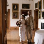 bride and father at Birdsall