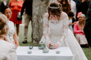 Tea ceremony in a wedding