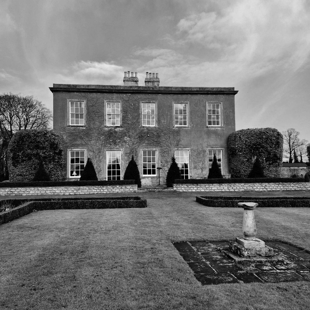 Langton Hall - B&W