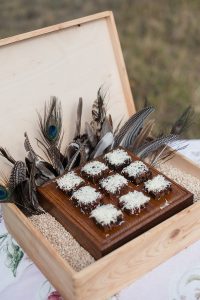 Elevenses spread by Coe Catering at Birdsall House shoot day